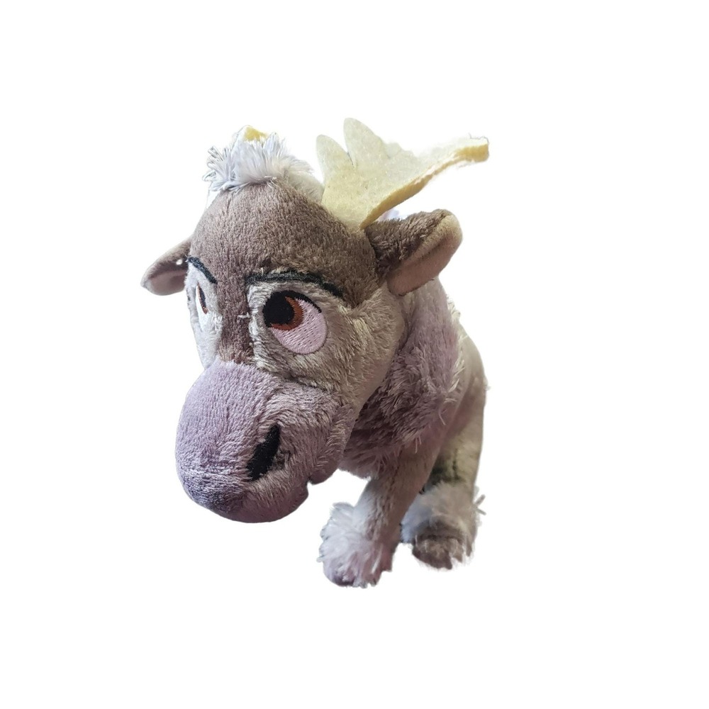 Ty Sparkle Disney‎ Frozen Sven Reindeer Plush Stuffed Animal 8 inch Grey